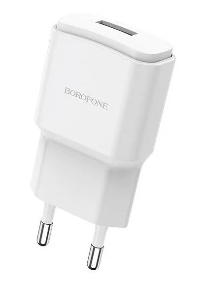 СЗУ 1 USB 2.1A BOROFONE BA48A SMART быстрая зарядка