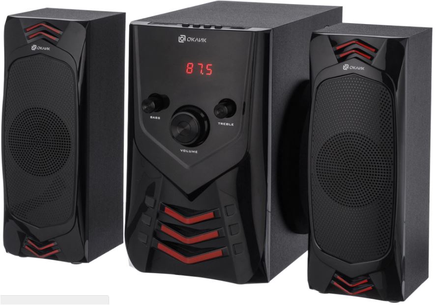 Колонки мультимедийные акустика OKLICK OK-432  2.1 25Bt