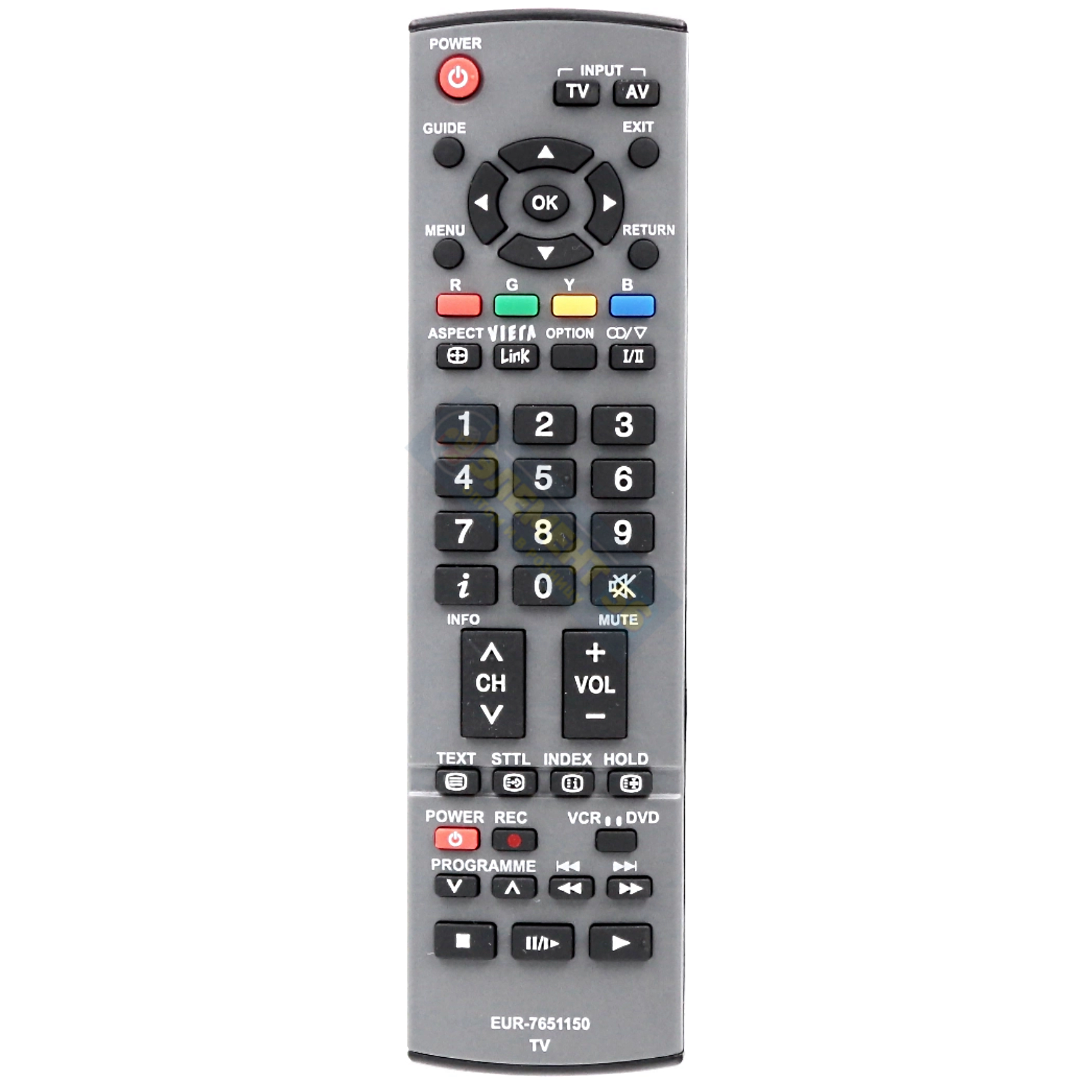 Пульт для телевизора PANASONIC EUR7651150 тех пак