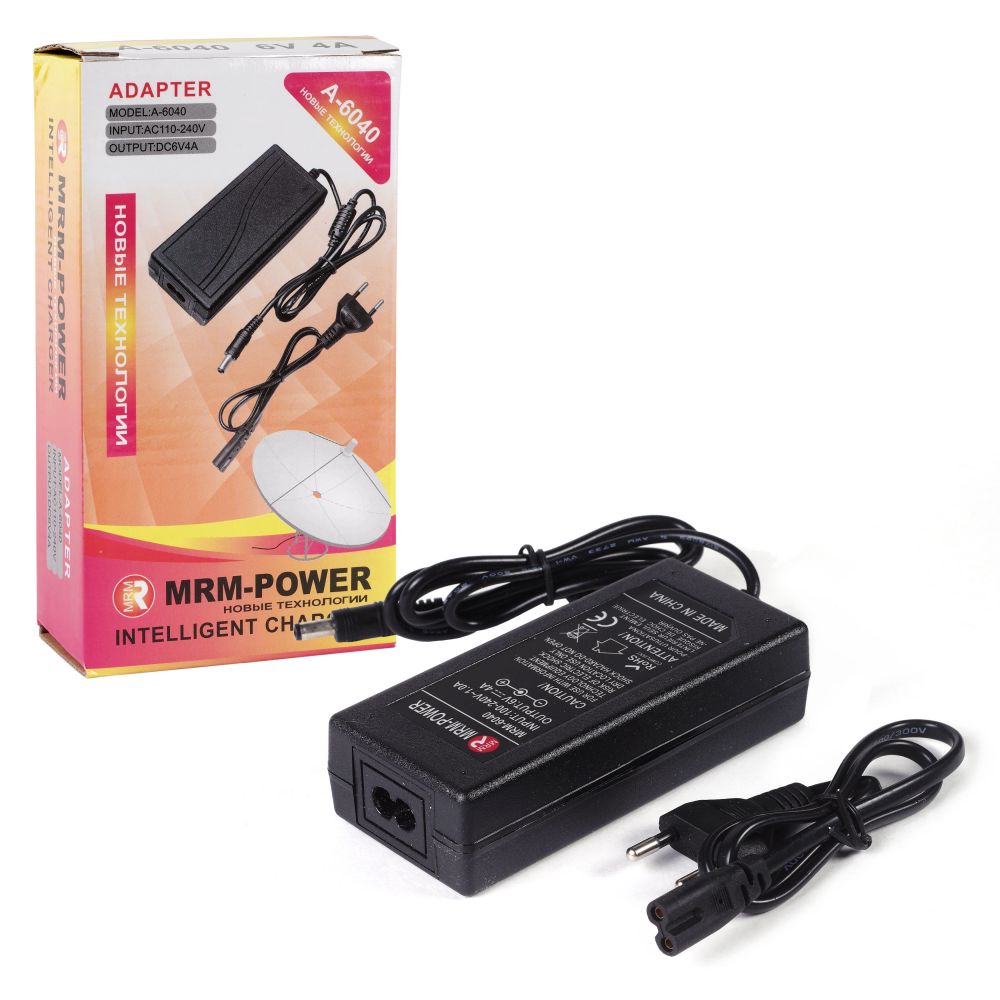 Блок питания MRM-POWER A-6040 (6V- 4A)