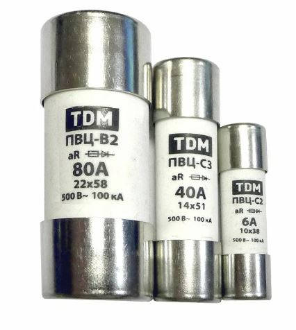 Предохранитель (Плавкая вставка) TDM ПВЦ-С3 250В 40А SQ0729-0020