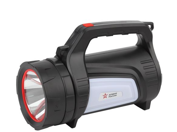 Фонарь Армия России PA-702 Шмель  (10W. 7 режимов, маяк, Li аккум, USB)