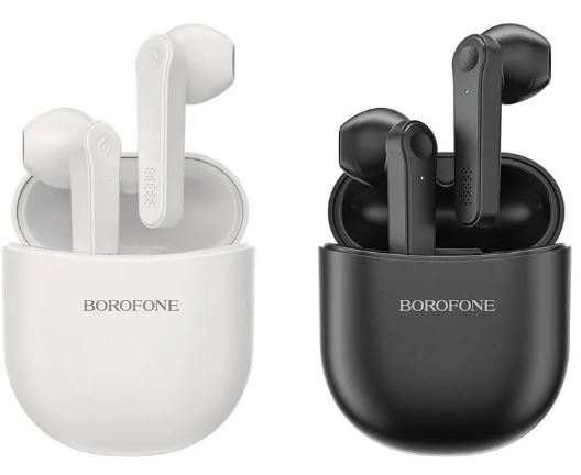 Наушники BOROFONE BE49 Bluetooth черная TWS + зарядная станция