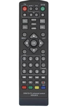 Пульт универсальный для приставки DVB-T2+TV версия 2023