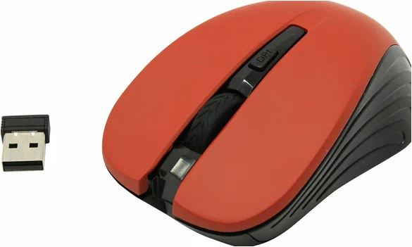 Мышь беспроводная SMART BUY 340AG-M бордовая USB