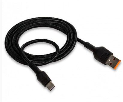 Кабель XO NB-055 Type-C(M) - USB (M) 1м 5A  черный