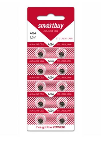 SMARTBUY AG4, G4, 177, 377, LR626, LR66, SR626SW (10) (100)