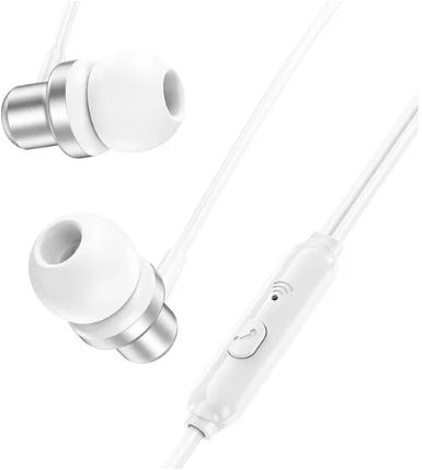 Наушники Borofone BM70 гарнитура канального типа белая 1,2м