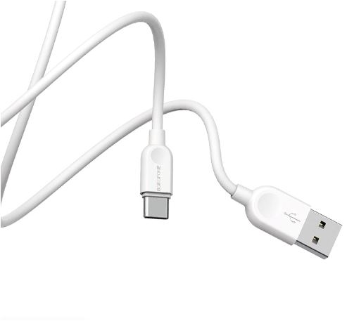 Кабель AMFOX AC-11  USB  TYPE-C 1,0м белый