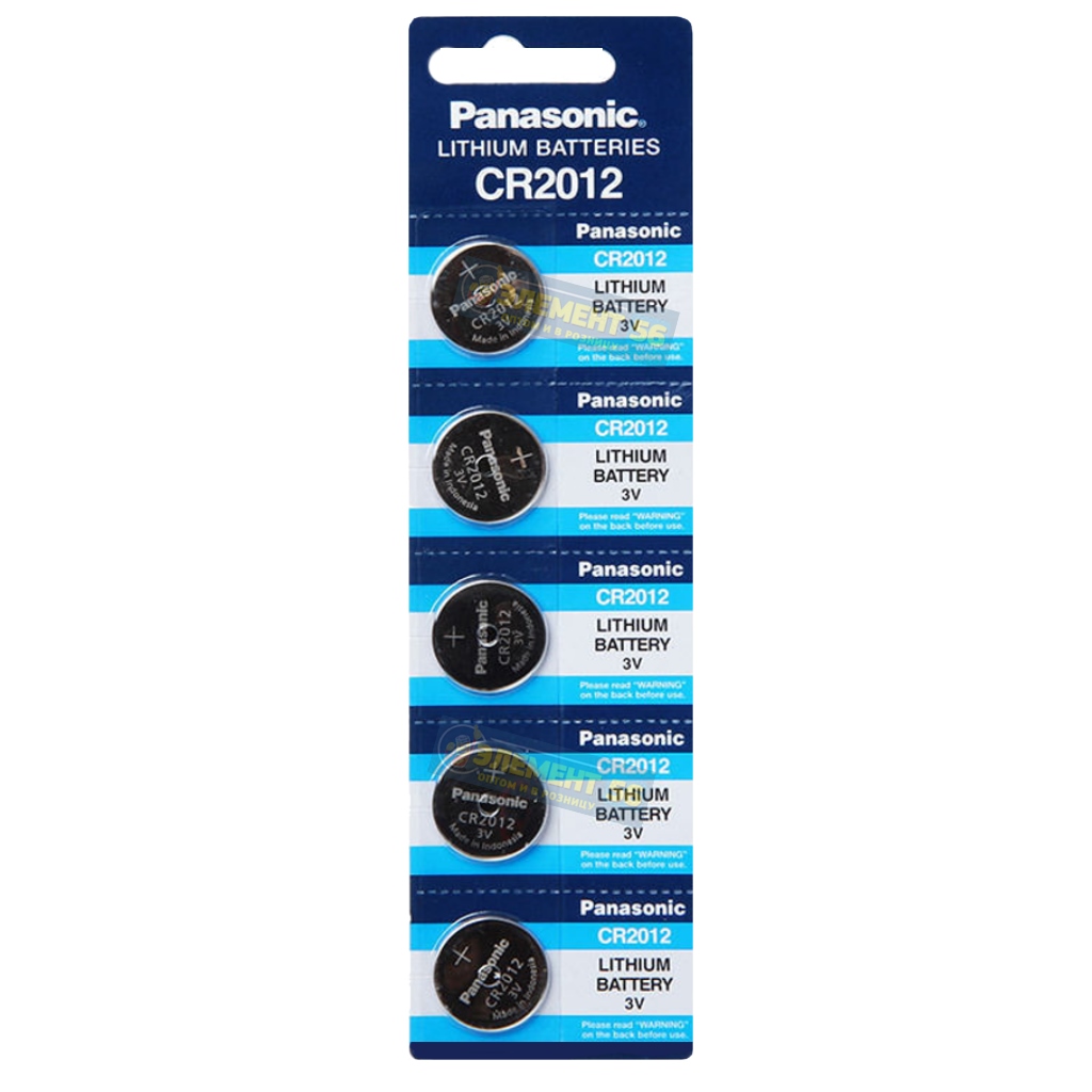 PANASONIC CR2012 5BL (100)