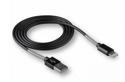 Кабель WALKER C720 2,4A  Lightning  1м черный