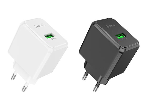 СЗУ 1 USB Hoco CS12A  QC3.0 18W быстрая зарядка