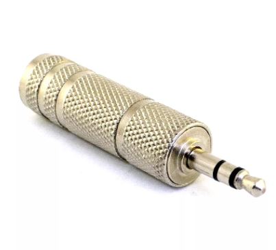 Переходник REXANT 3,5JACK(M) - 6,3JACK(F) металл