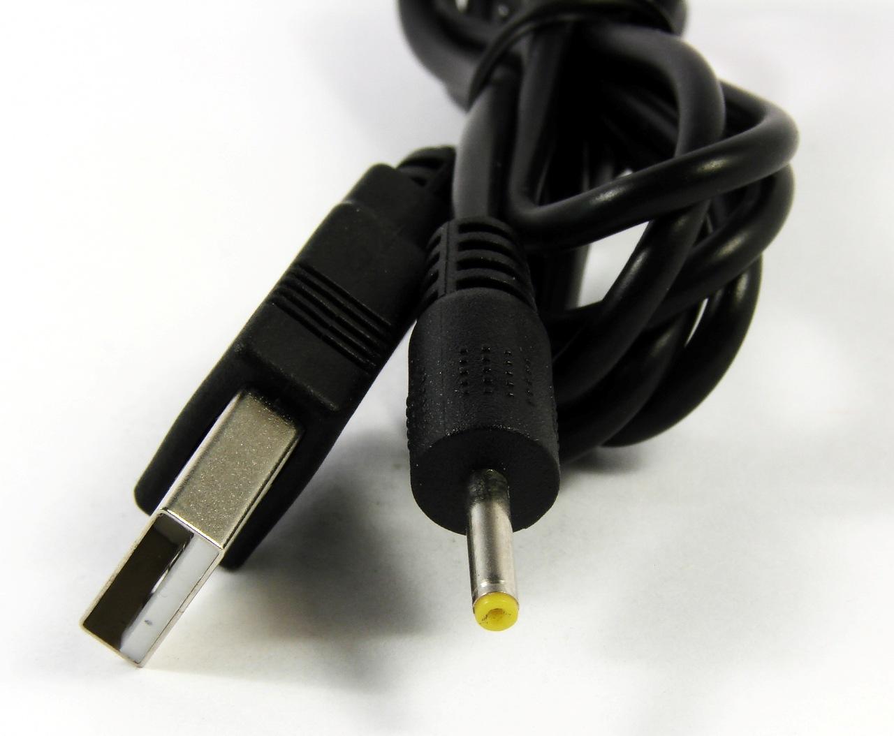 Кабель USB Орбита BS-375 (штекер USB – штекер 2,5 мм питание) 1м