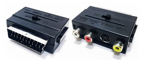 Переходник  Орбита TD-214 SCART-3RCA+S-VNS (OT-AVW42)