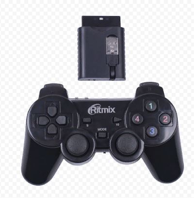 Джойстик RITMIX GP-020WPS игровой беспров. для PC черный