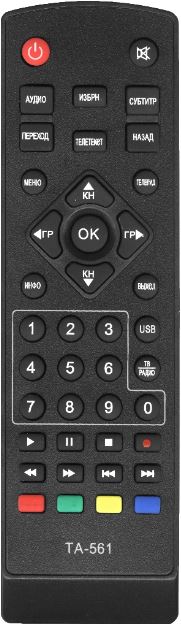 Пульт для приставок BARTON TA-561 ic DVB-T2
