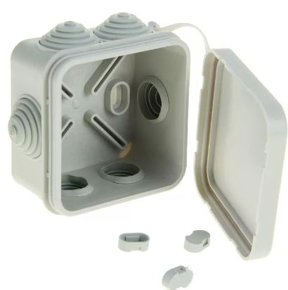 Коробка распред. 70*70*40  кр.6 ввод.IP55 KP2605 HEGEL