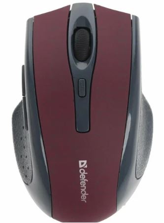 Мышь DEFENDER беспроводная ACCURA MM-665  6 кнопок красная