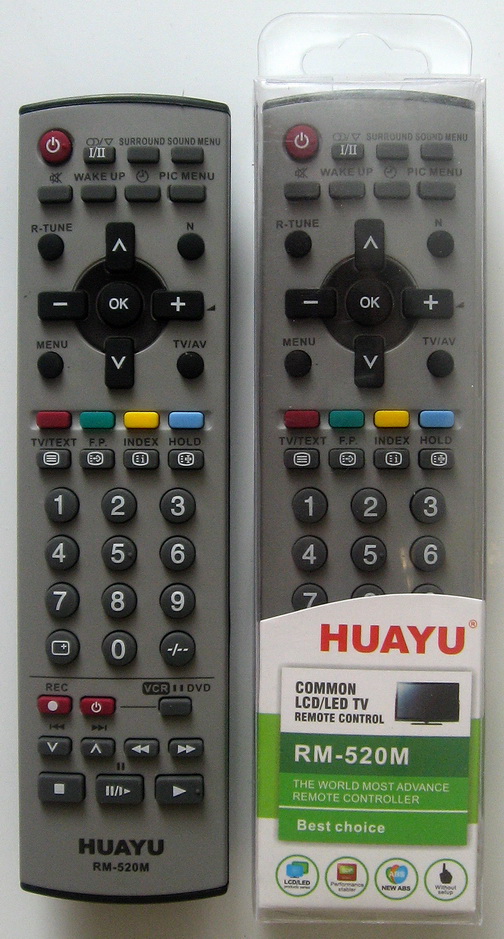 Пульт универсальный для телевизора PANASONIC RM-520M