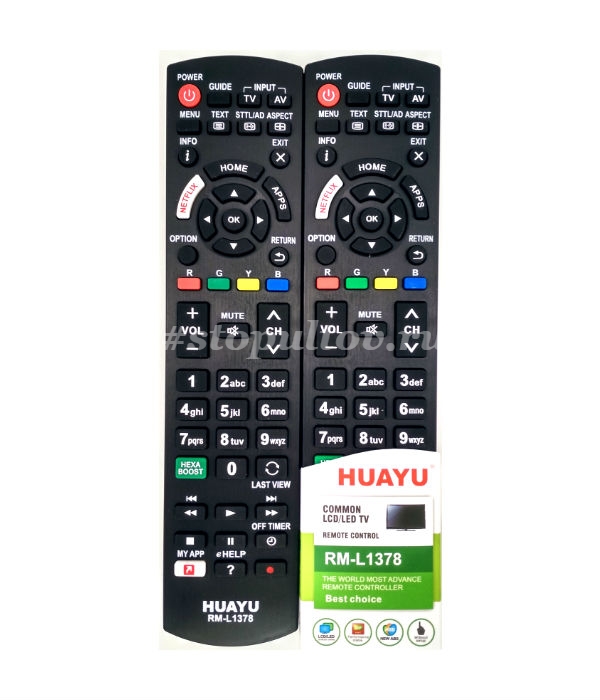 Пульт для телевизора PANASONIC   RM-L1378
