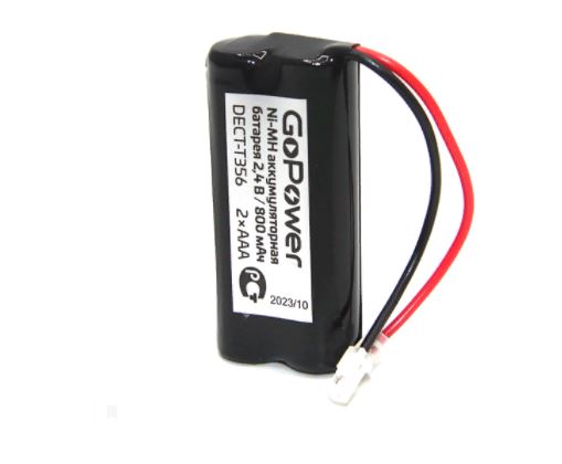 АКБ GoPower для радиотелефонов T356 PC1 NI-MH 800mAh 2AAA