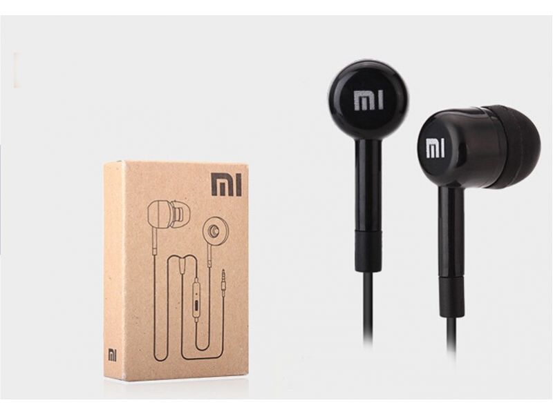 Наушники MI+микрофон+насадки