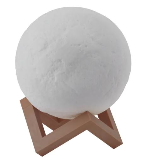 Ночник Луна ЭРА сенсор, диммер, 2 режима 1W NLED-491-1W-W d150mm