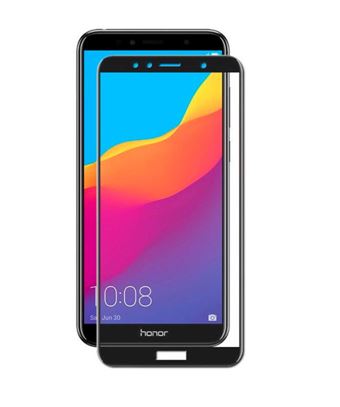Защитное стекло для Honor 7A Pro(5/7) (черный)  Zibelino TG 5D