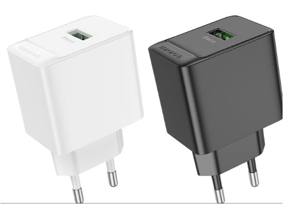СЗУ BOROFONE BAS12A  1 USB 18W QC3.0A быстрая зарядка черный
