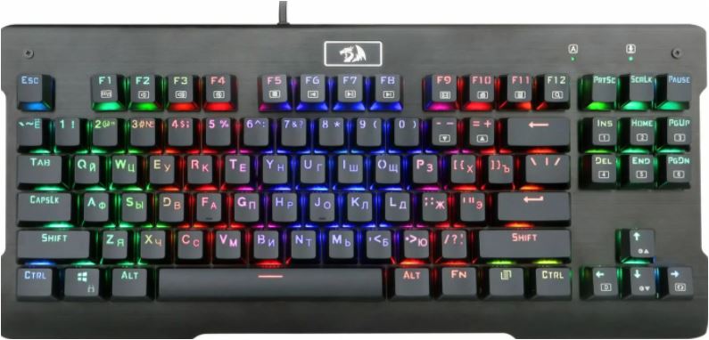 Клавиатура игровая REDRAGON VISNU RU K561R черная с подсветкой USB