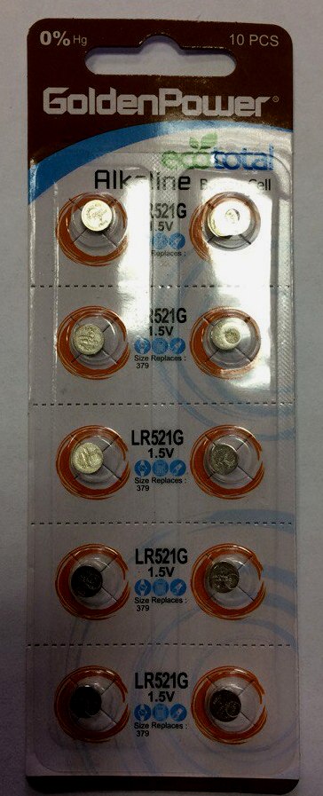 GOLDEN POWER AG0, G0, 179, 379, LR63, LR521, SR521W (10) (250)