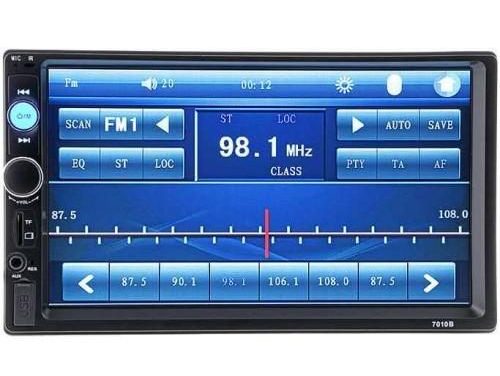 Автомагнитола 2 DIN+сенсорный экран+MP5+Bluetooth+USB+AUX+радио 7010B (г1)