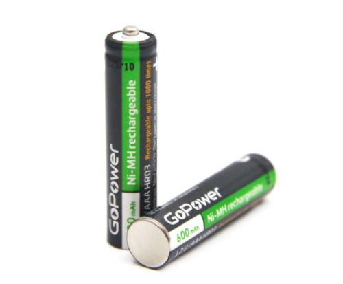 Аккумулятор GOPOWER  AAA, HR03 (600 mAh)  2BL