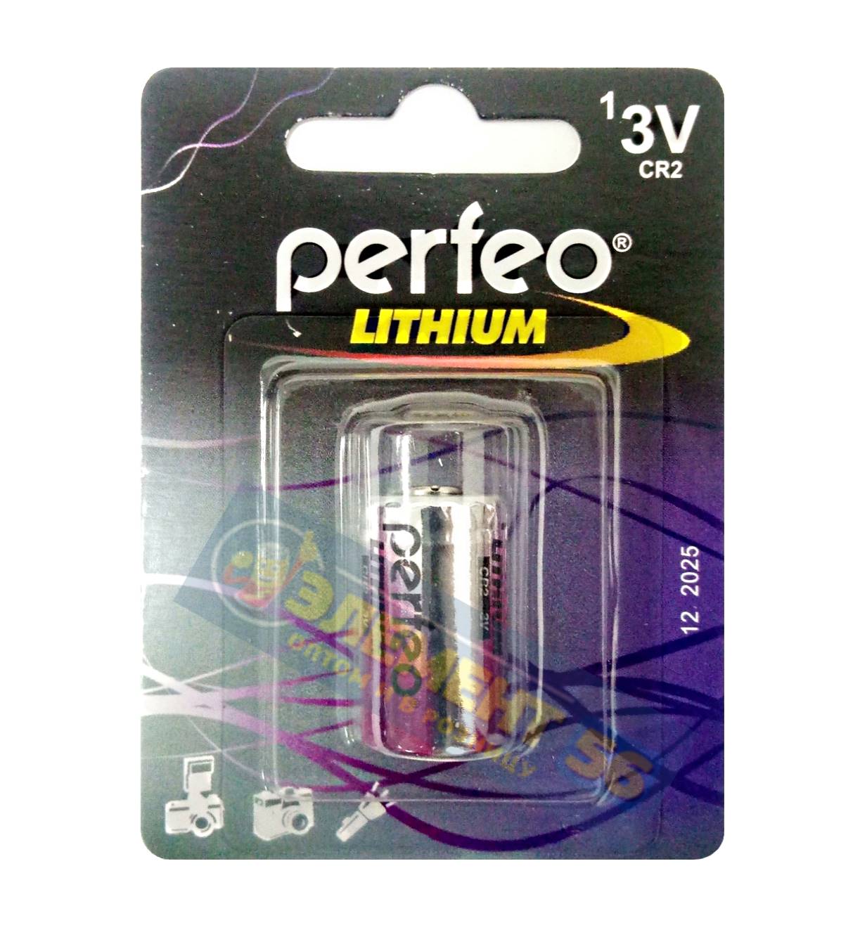 PERFEO LITHIUM CR2, 1CR2, DLCR2, 5046LC, CR17355, CR15270 1BL (1) (10) 25