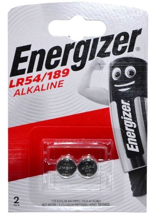 ENERGIZER AG10, G10, 189, 389, 390, GP89A, 390, LR54, LR1130, SR1130W (2) (20) (200)