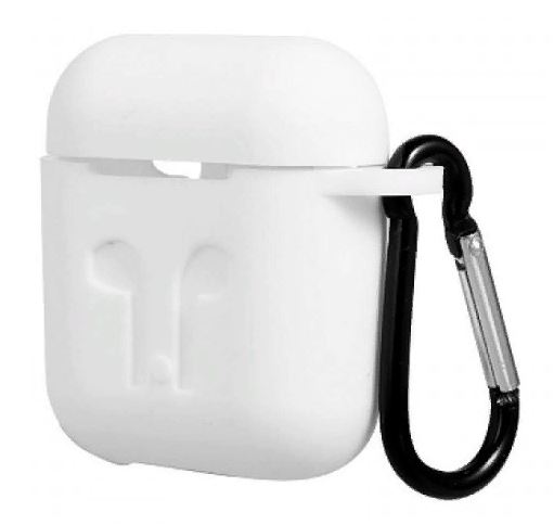 Чехол для наушников AirPods Smartbuy белый