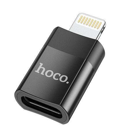 Переходник  OTG TYPE-C-8PIN HOCO UA17 черный
