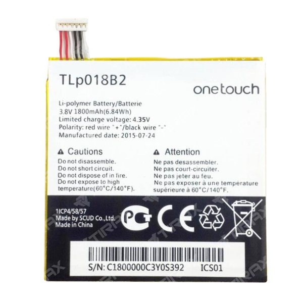 АКБ Alcatel TLp018B2 (One Touch Snap 7025D, Idol 6030D) NEW тех упак