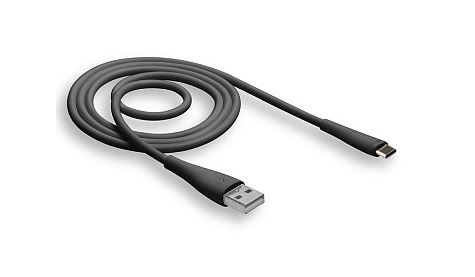 Кабель WALKER C305 Type-C(M) - USB (M) 1м 2.1A черный