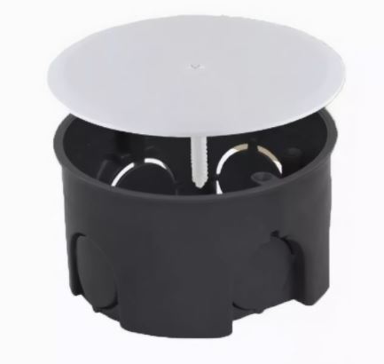 Коробка расп D73*42 для твердых стен с крышкой U-Plast 010-004