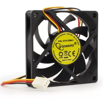 Вентилятор 70*70*15мм GEMBIRD 3pin D7015SM-3