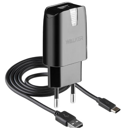 СЗУ WALKER WH-21 1 USB 2.1A  TYPE-Cчерный