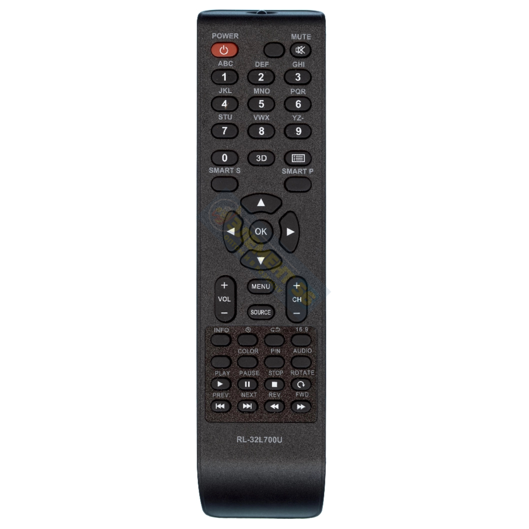 Пульт для телевизора ROLSEN RL-32L700U 3D (RC-A06) [HOB457] тех пак