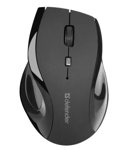 Мышь DEFENDER беспроводная ACCURA MM-295  6 кнопок черная