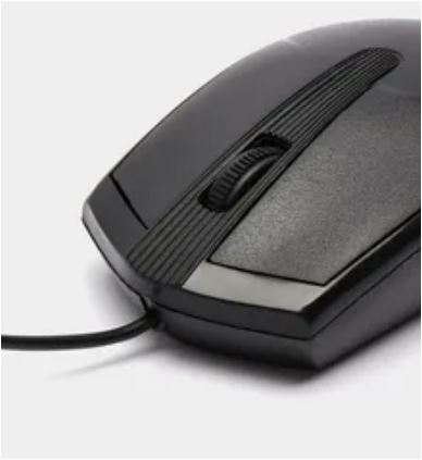Мышь PERFEO "NO NAME-4" PF-B4903 оптическая 3 кн USB черная