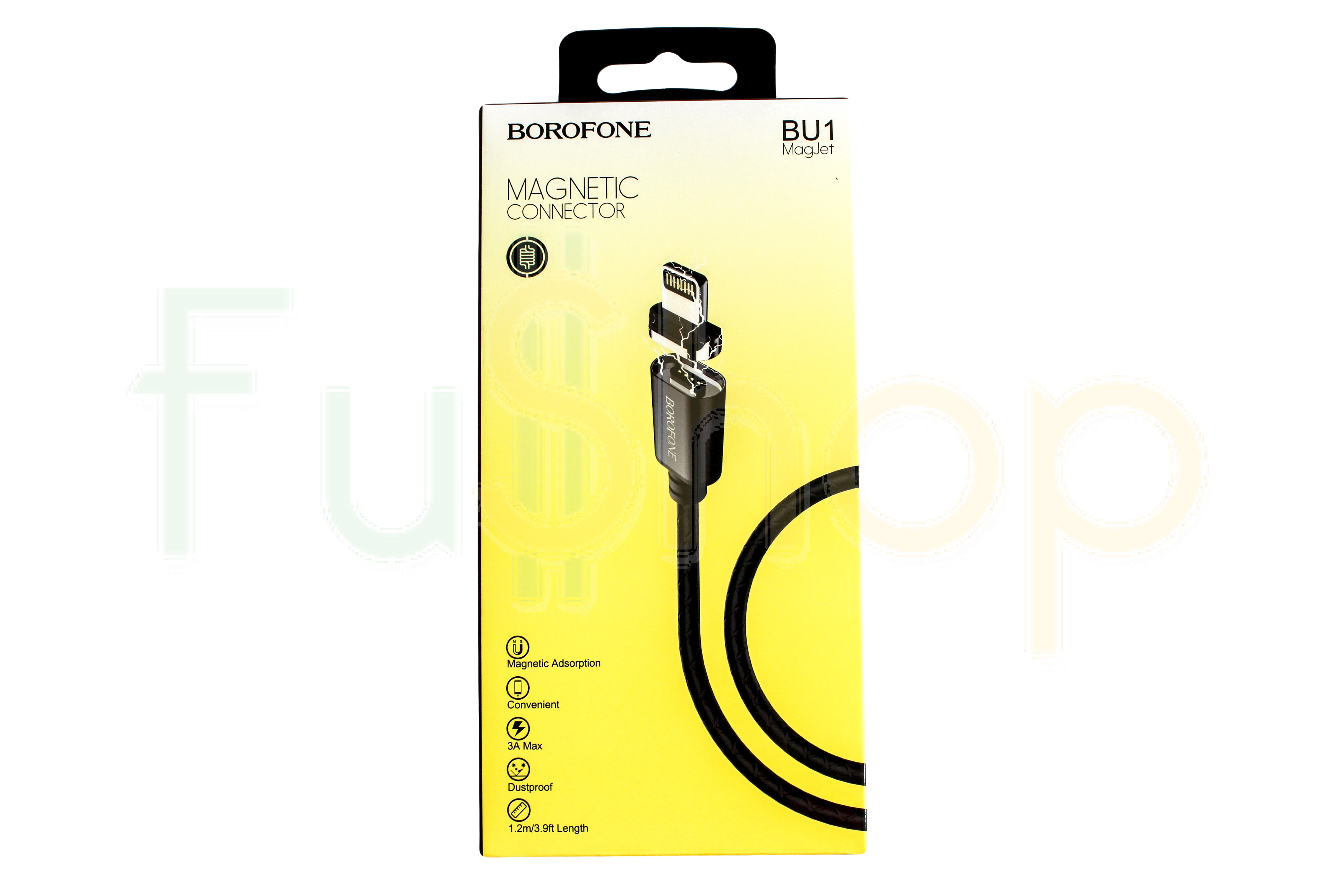 Кабель BOROFONE BU1  iphone магнит. 1,2м