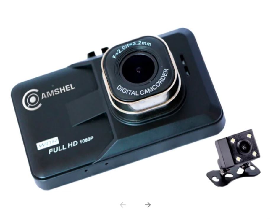 Видеорегистратор Camshel DVR 210 (+ камера заднего вида) (г6)