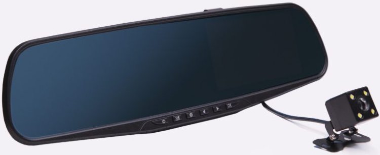Видеорегистратор Camshel DVR 230 (камера заднего вида) зеркало (г6)