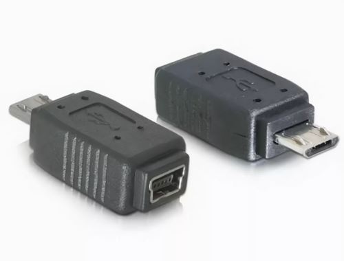 Переходник miniUSB M на microUSB F